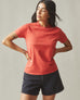 Women's Vintage Crew Tee - Mineral Wash Crimson